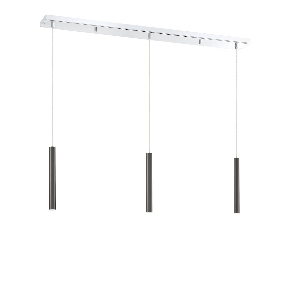 Z-Lite 3 Light Linear Chandelier. Picture 5