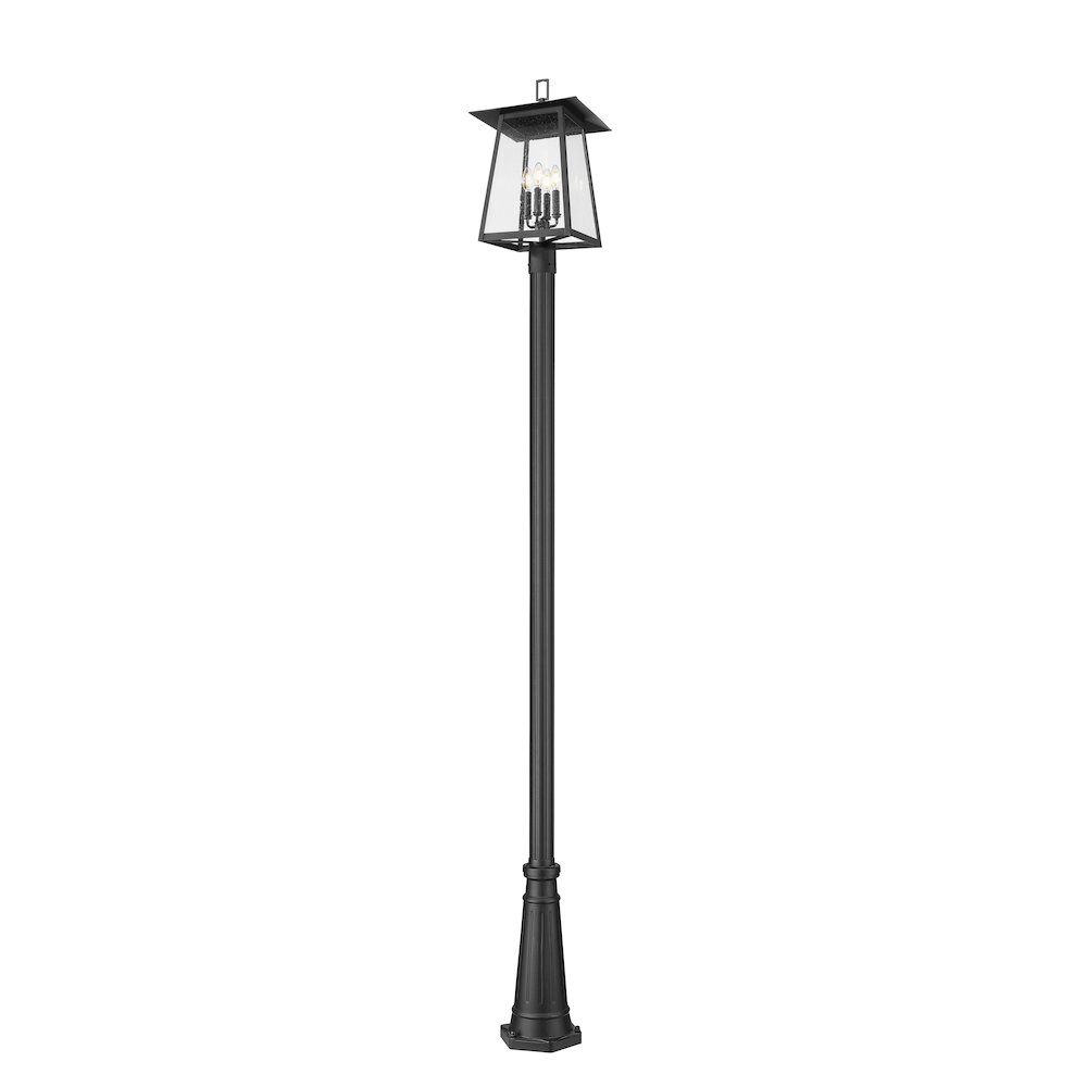 Z-Lite 4 Light Outdoor Post Mounted Fixture. Picture 2