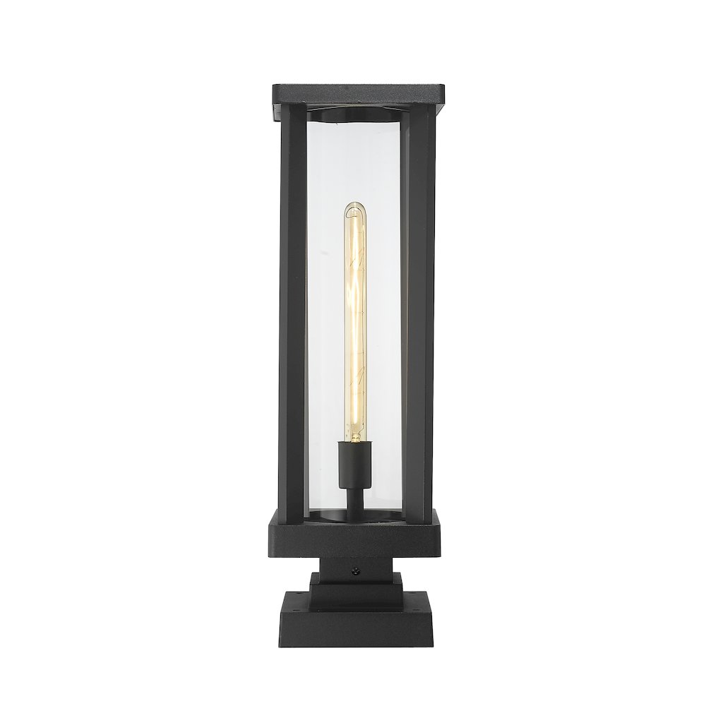 Z-Lite 1 Light Outdoor Pier Mounted Fixture. Picture 2