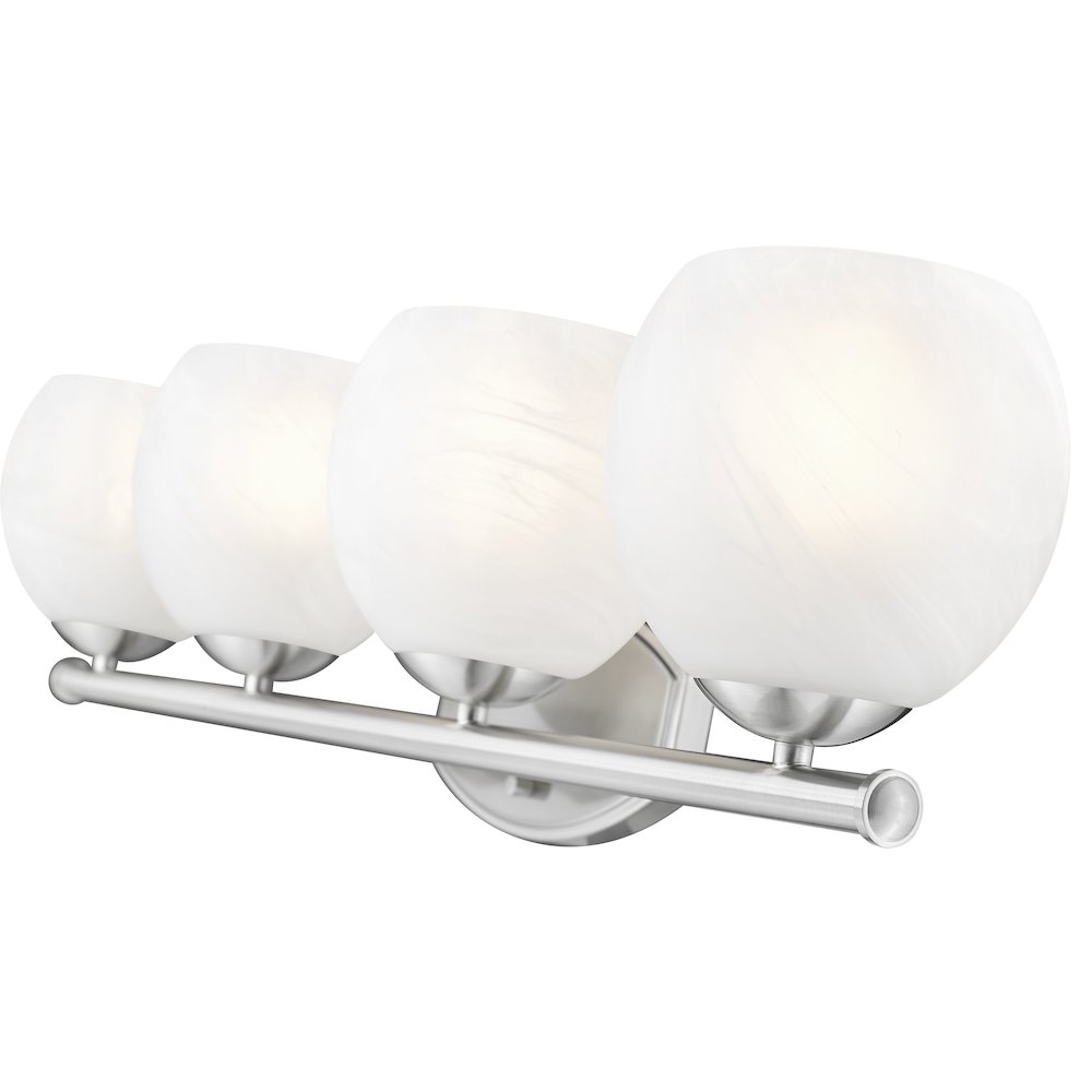 Z-Lite 4 Light Vanity, Brushed Nickel. Picture 4