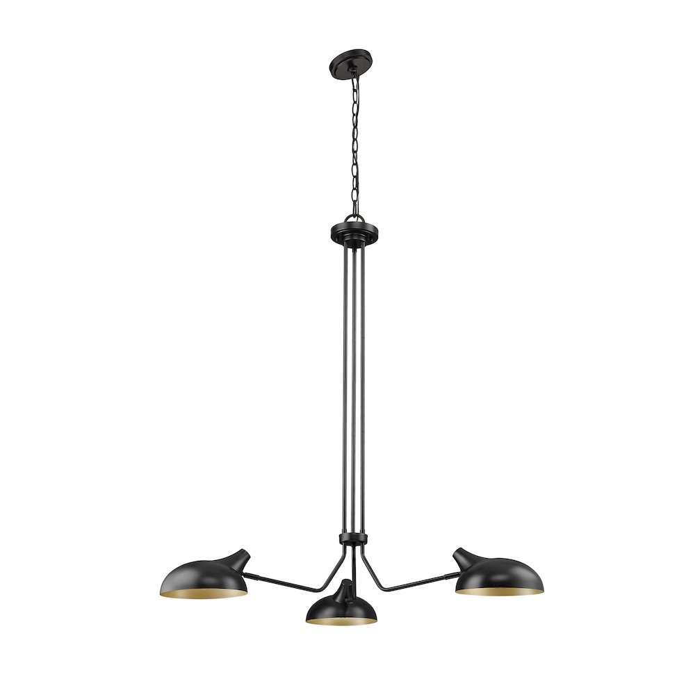 Z-Lite 3 Light Chandelier. Picture 5
