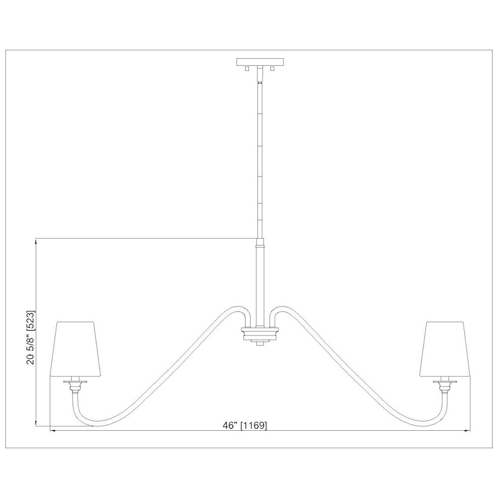 Z-Lite 6 Light Chandelier. Picture 8