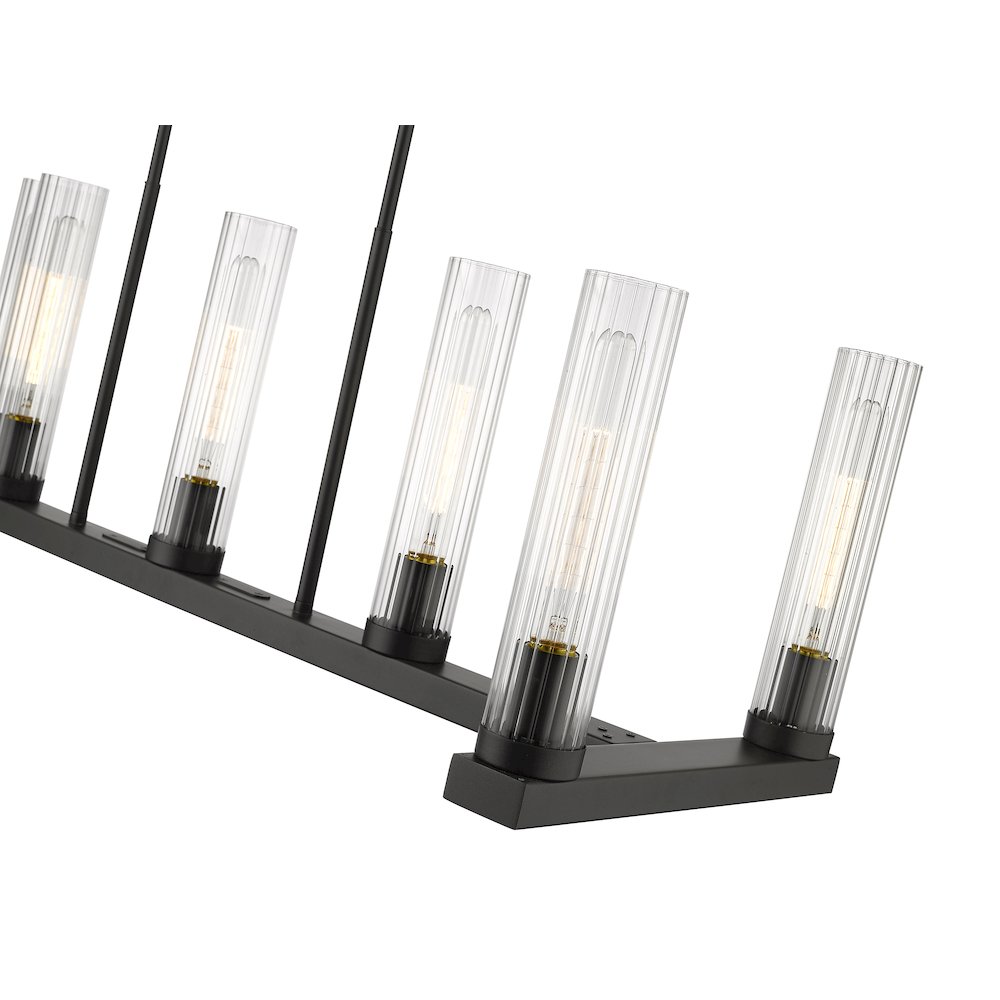 Z-Lite 7 Light Linear Chandelier. Picture 4