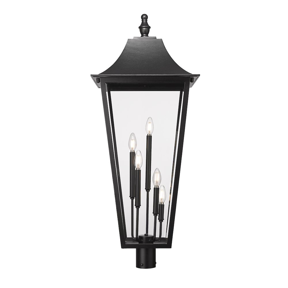 Z-Lite 5 Light Outdoor Post Mount Fixture. Picture 3
