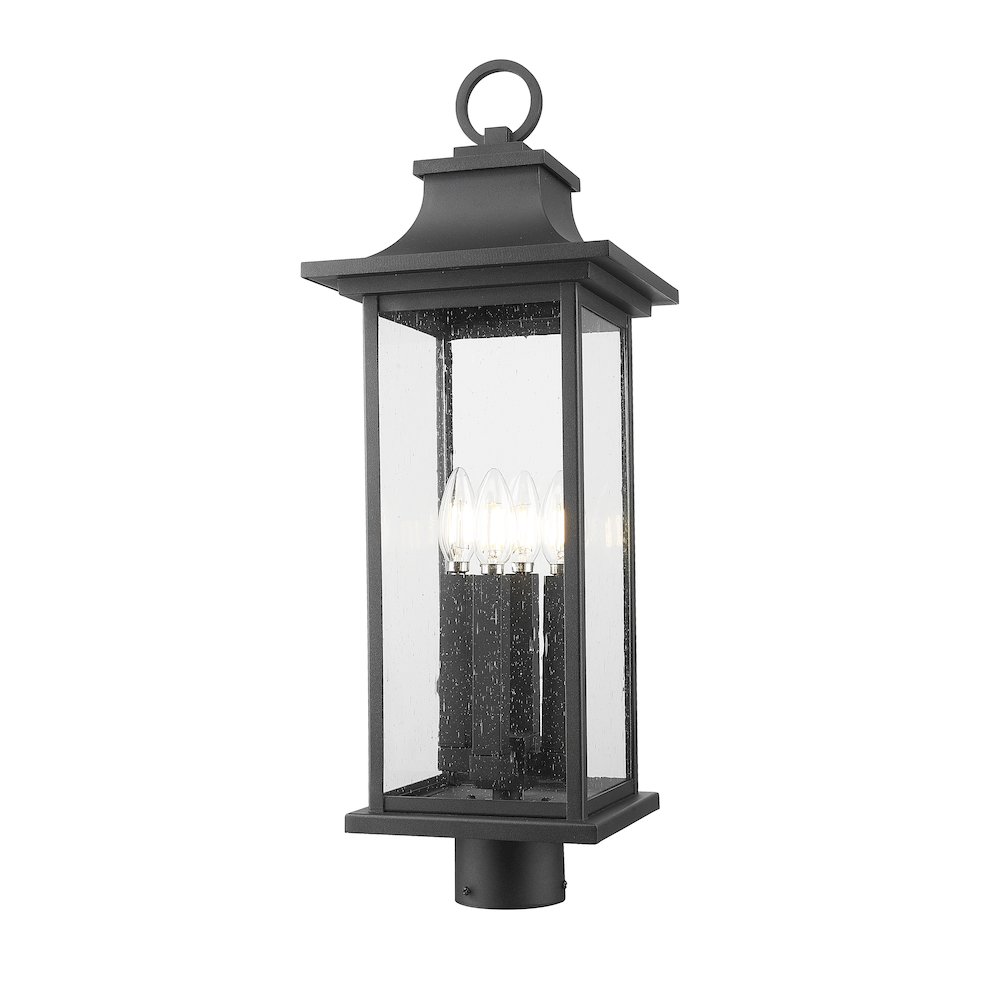 Z-Lite 4 Light Outdoor Post Mount Fixture. Picture 1