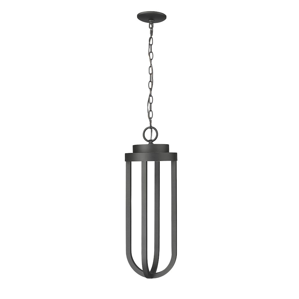 Z-Lite 1 Light Outdoor Chain Mount Ceiling Fixture. Picture 3