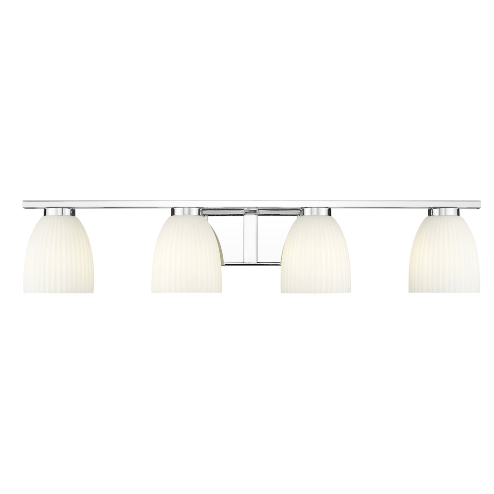 Z-Lite Naya 4 Light Vanity in Chrome color, Steel frame. Picture 2