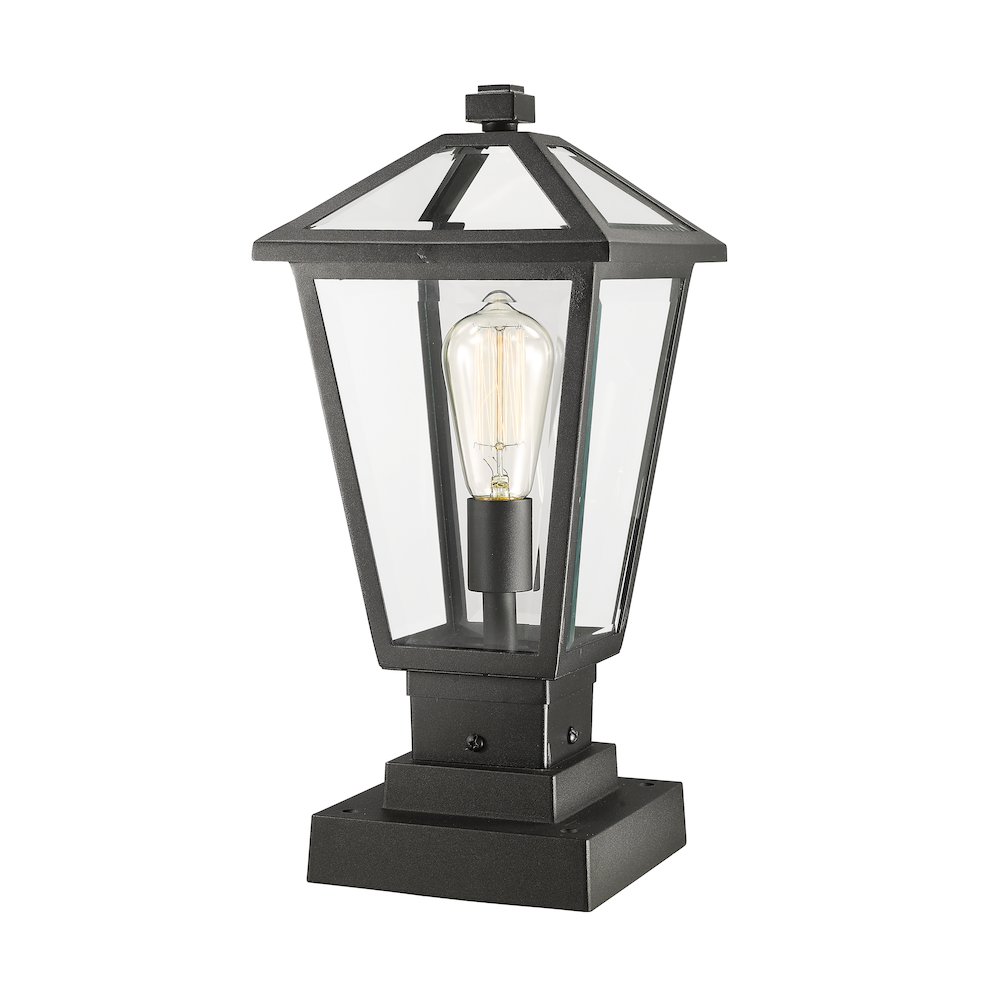 Z-Lite 1 Light Outdoor Pier Mounted Fixture. Picture 1