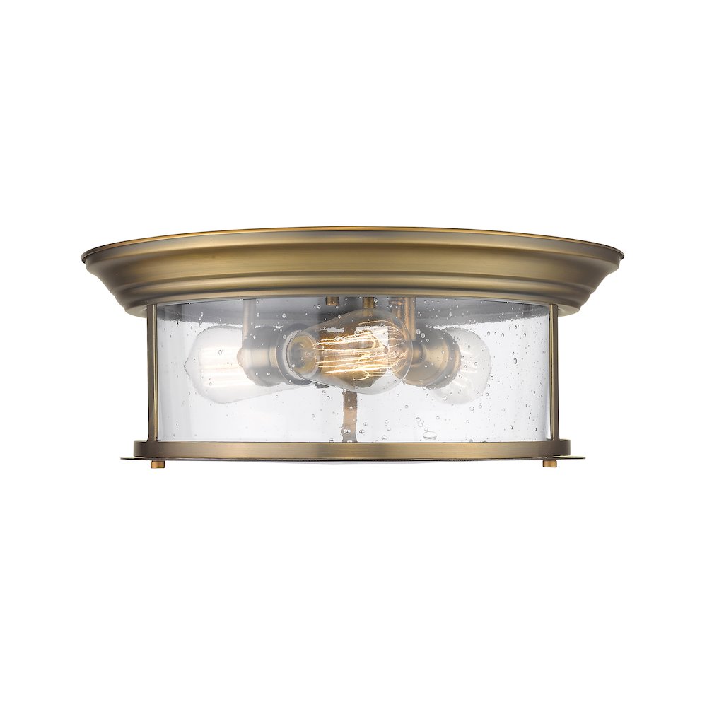 Z-Lite 3 Light Flush Mount. Picture 2