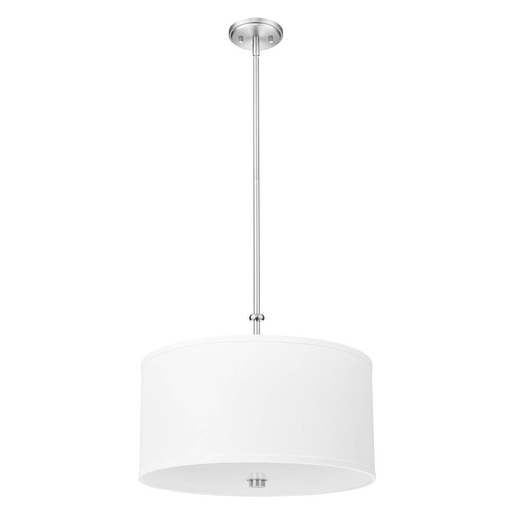 Z-Lite 1 Light Pendant, Brushed Nickel. Picture 7