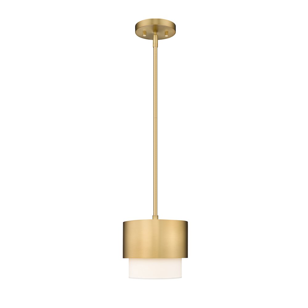 Z-Lite Counterpoint 1 Light Pendant, Modern Gold. Picture 2