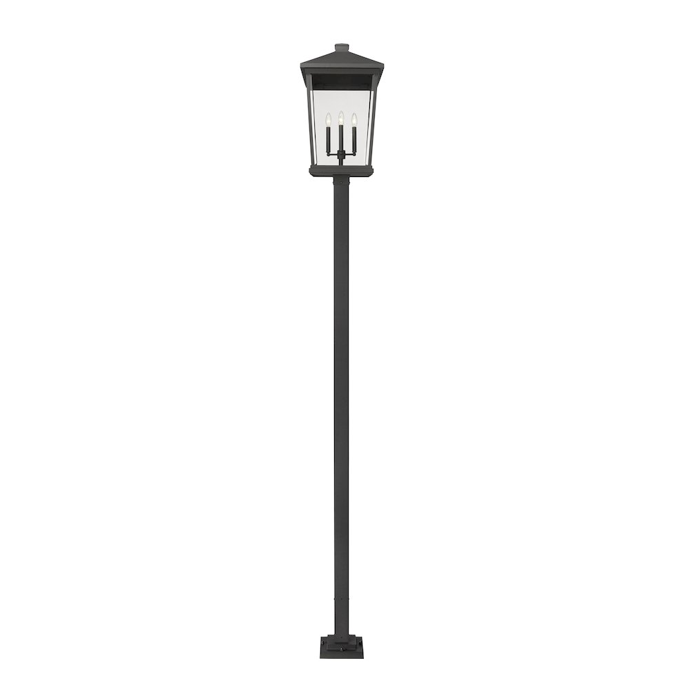 Z-Lite 4 Light Outdoor Post Mounted Fixture. Picture 2