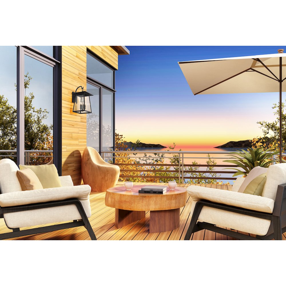 Z-Lite 4 Light Outdoor Wall Light. Picture 6