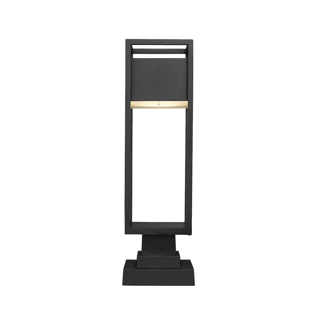 Z-Lite 1 Light Outdoor Pier Mounted Fixture. Picture 2