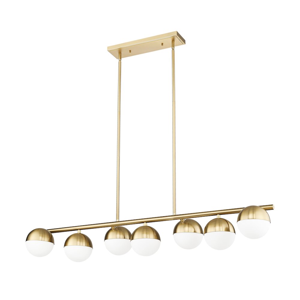 Z-Lite 7 Light Linear Chandelier. Picture 5