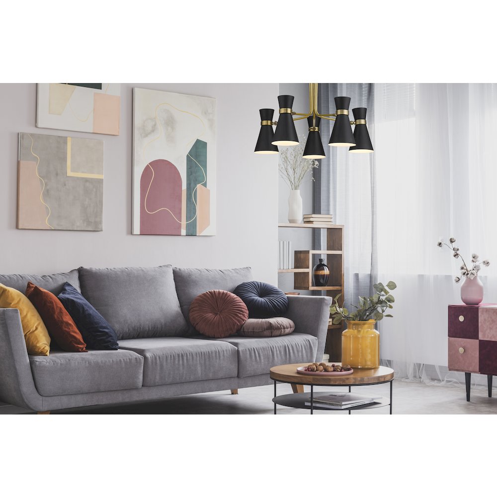 Z-Lite 5 Light Chandelier. Picture 6