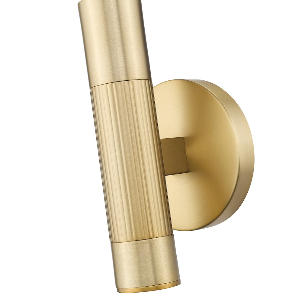 Z-Lite Stari 1 Light Wall Sconce in Modern Gold color, Steel frame. Picture 4
