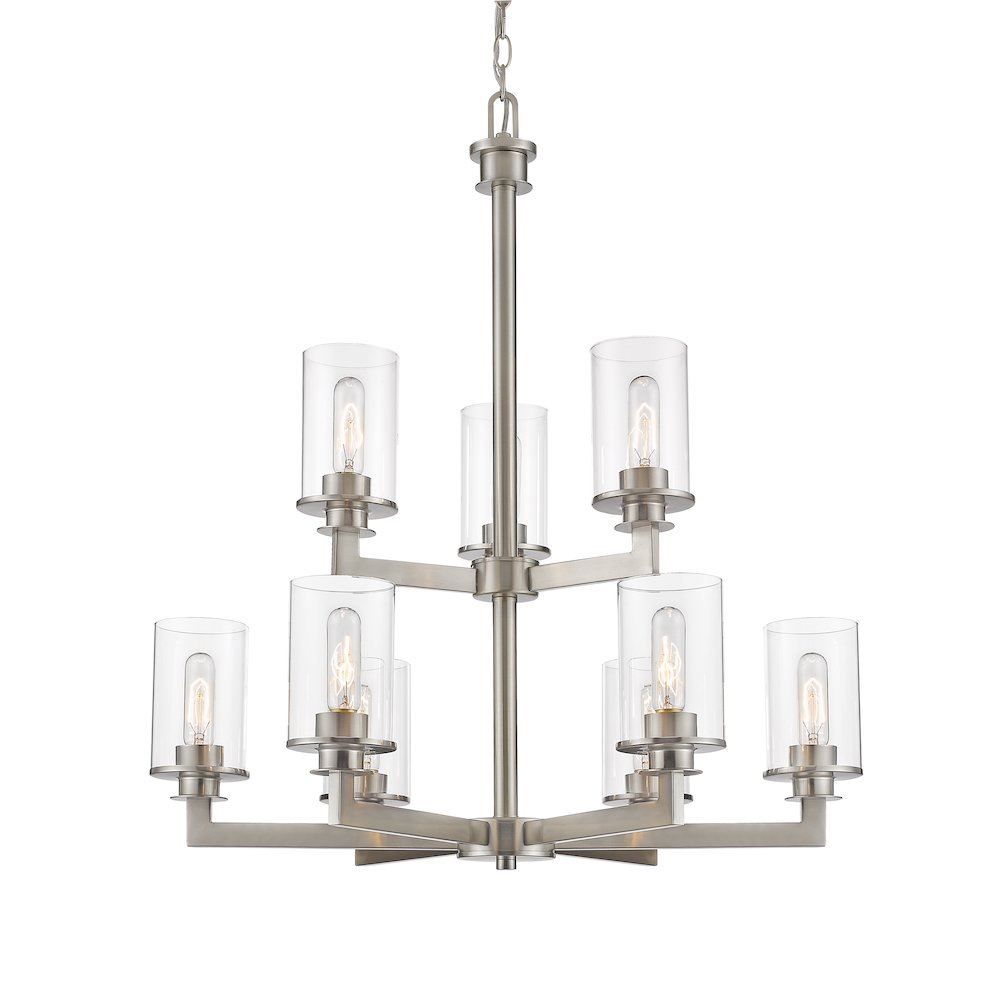 Z-Lite 9 Light Chandelier. Picture 1