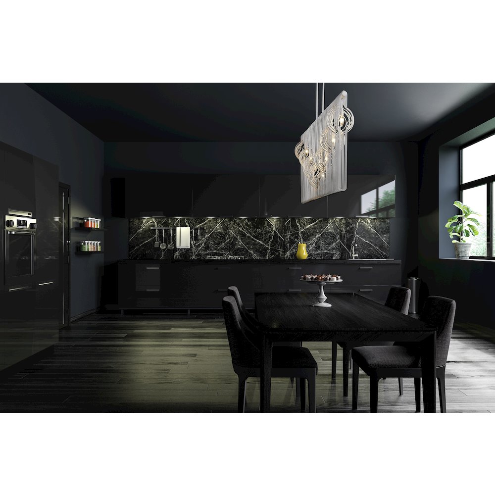 Z-Lite 7 Light Linear Chandelier. Picture 7