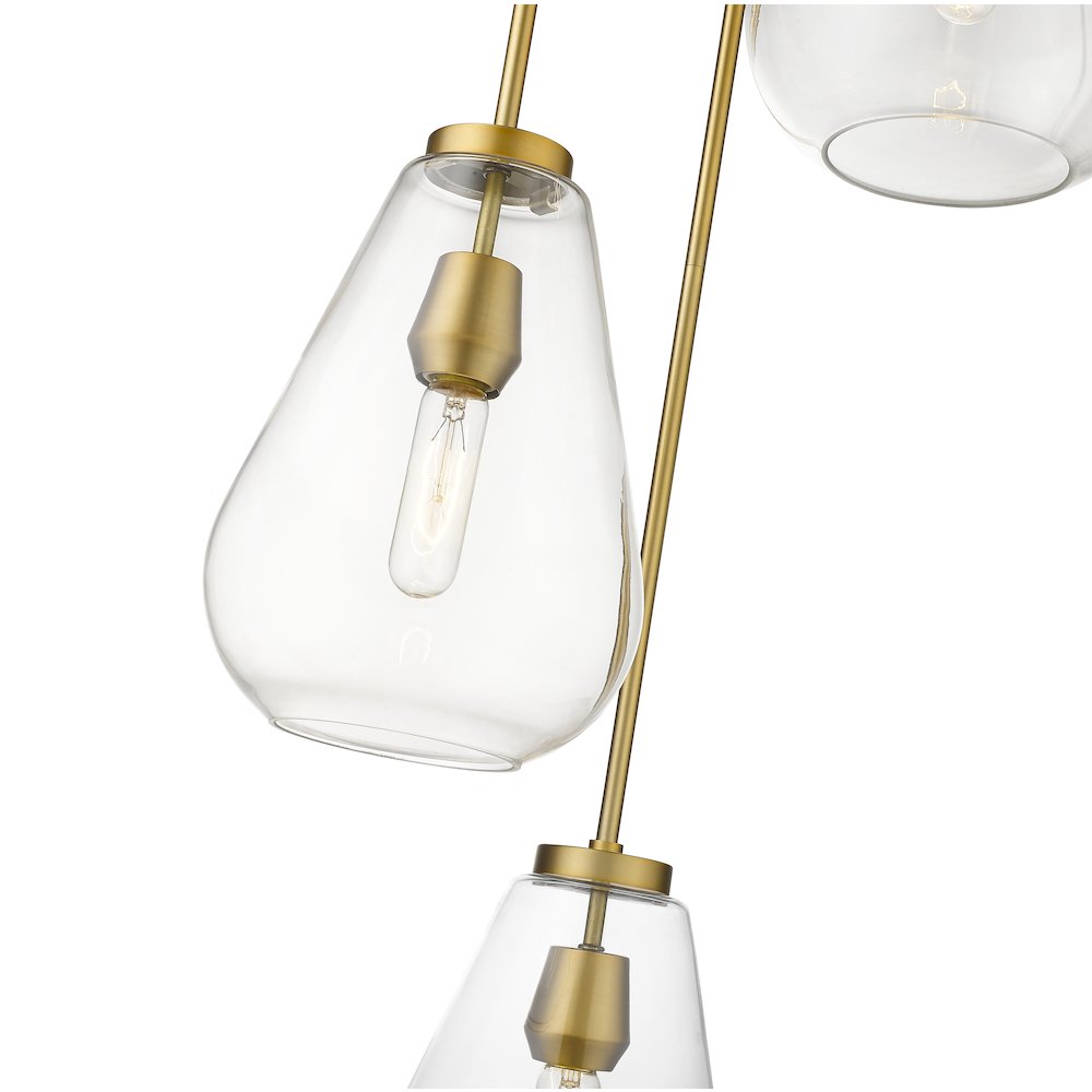 Z-Lite 3 Light Chandelier. Picture 4