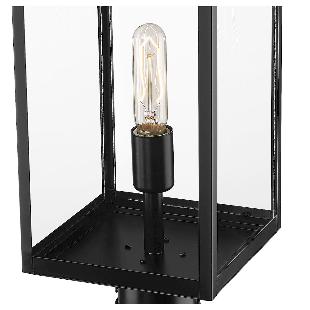 Z-Lite 1 Light Outdoor Post Mounted Fixture. Picture 4