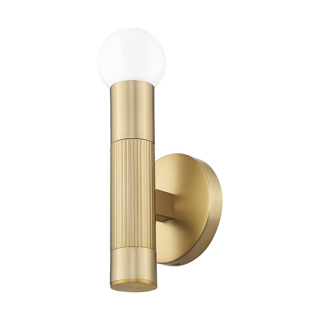 Z-Lite Stari 1 Light Wall Sconce in Modern Gold color, Steel frame. Picture 5