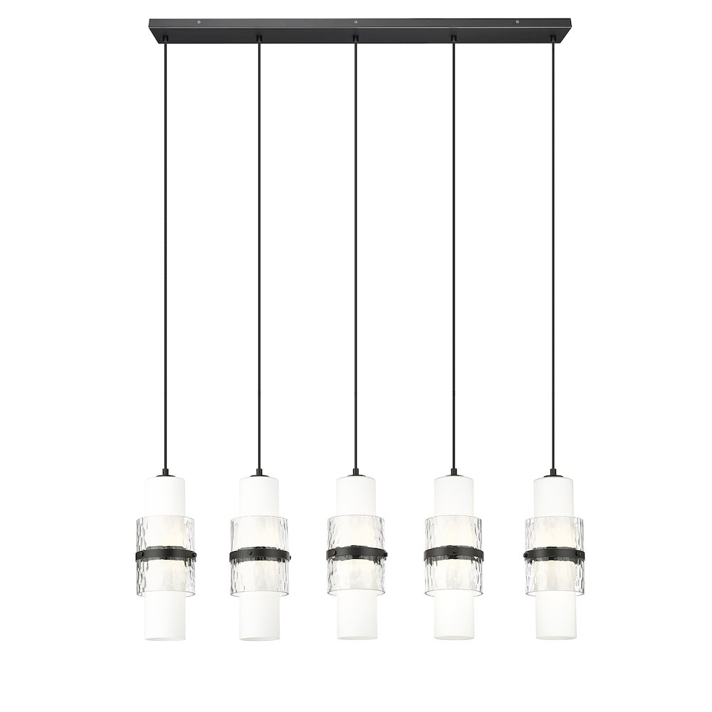 Z-Lite 5 Light Linear Chandelier. Picture 2