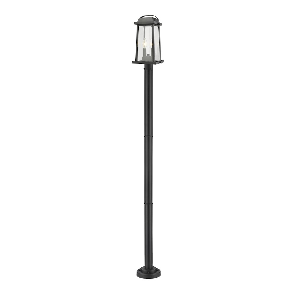 Z-Lite 2 Light Outdoor Post Mounted Fixture. Picture 1