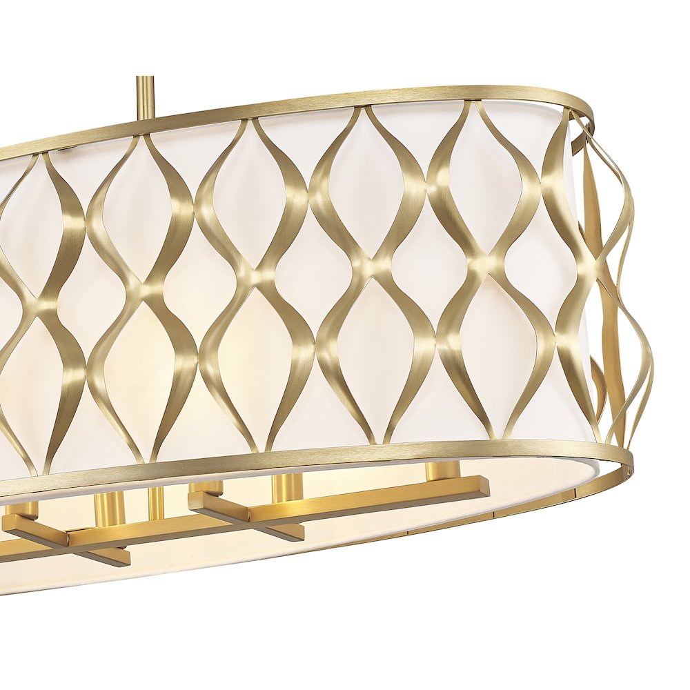 Z-Lite 10 Light Linear Chandelier. Picture 4