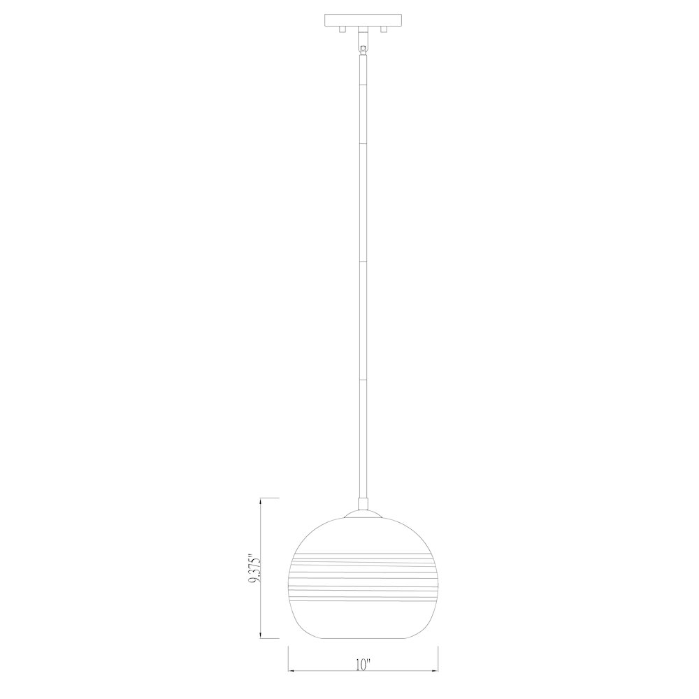 Z-Lite 1 Light Pendant. Picture 8