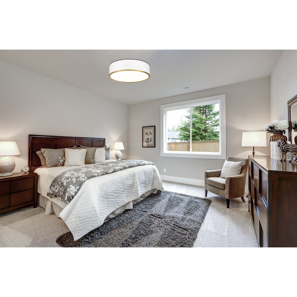 Z-Lite 4 Light Flush Mount. Picture 7