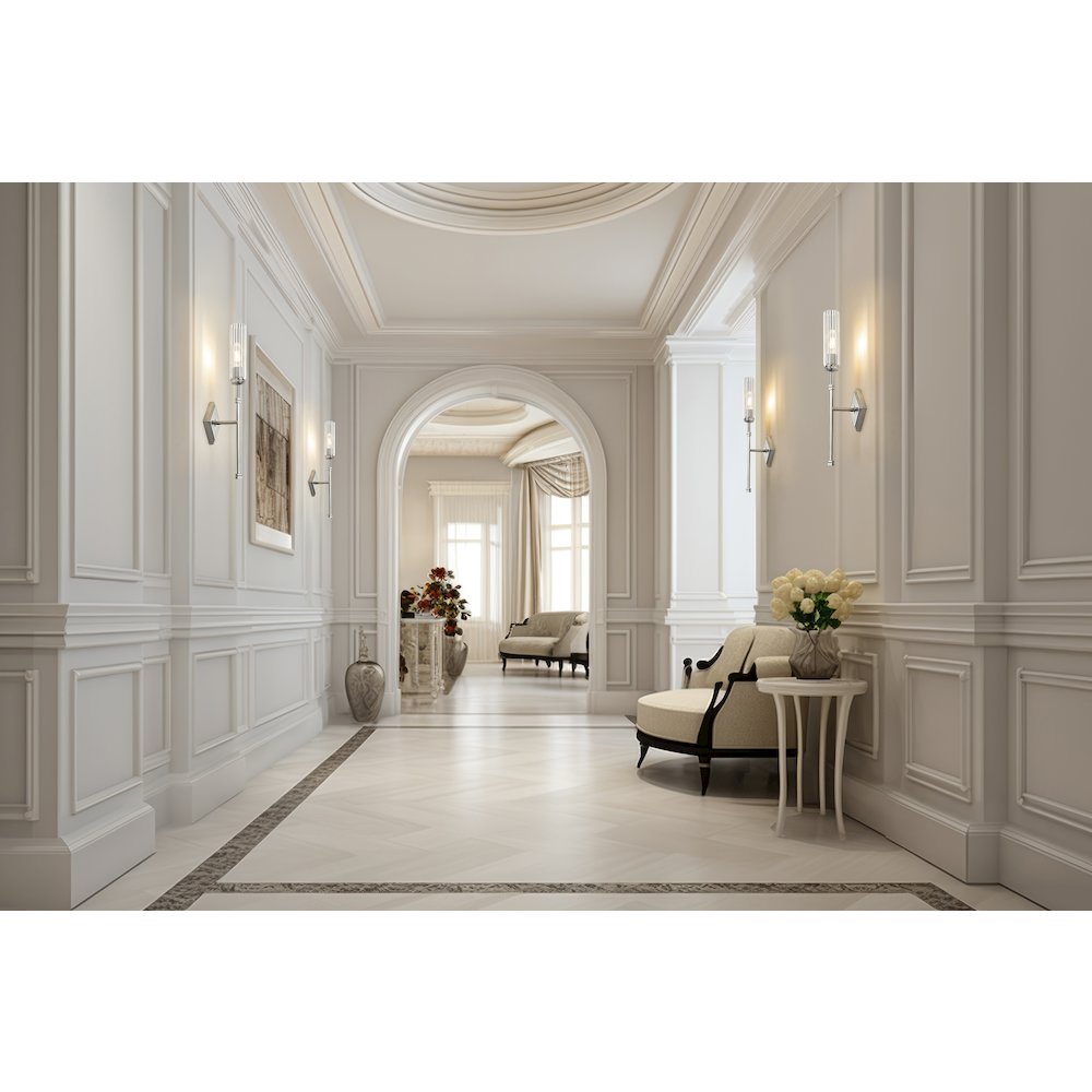 Z-Lite 1 Light Wall Sconce, Brushed Nickel. Picture 6