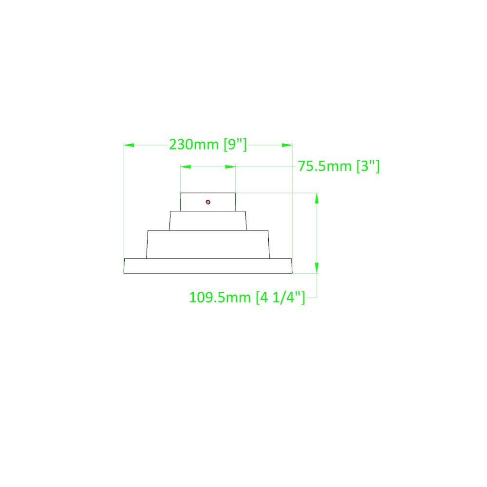 Z-Lite Outdoor Pier Mount, Sand Black. Picture 5