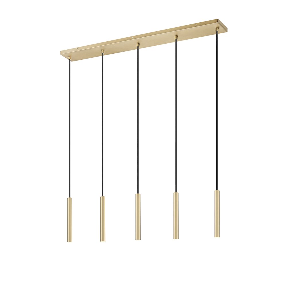 Z-Lite 5 Light Linear Chandelier. Picture 3