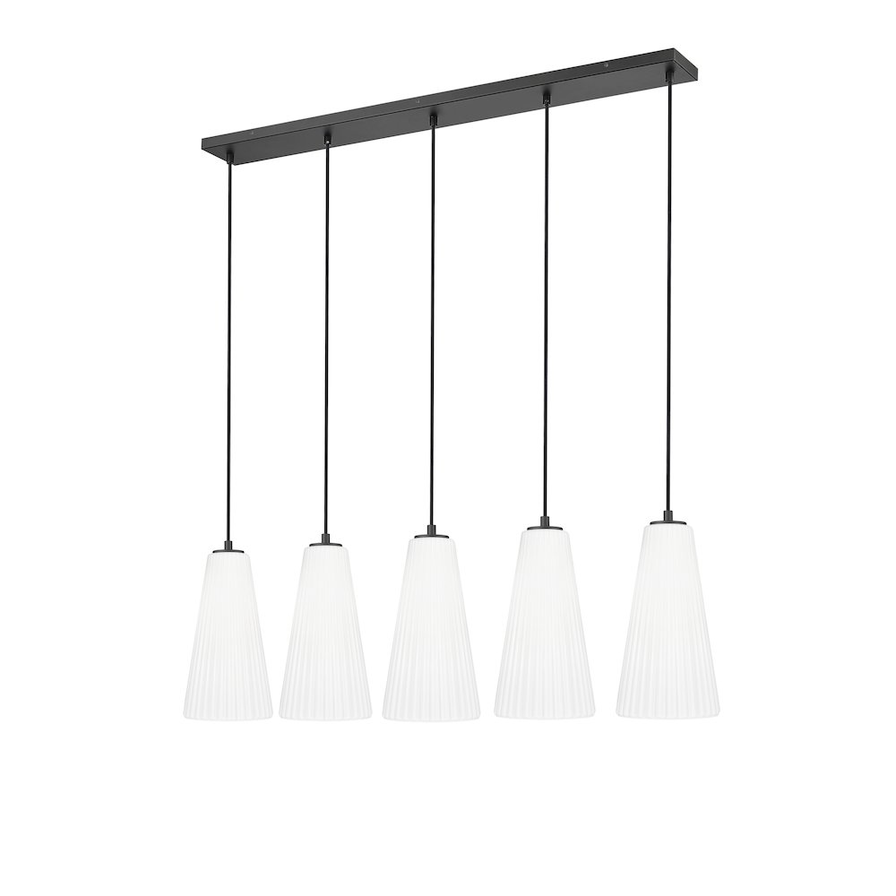 Z-Lite 5 Light Linear Chandelier. Picture 5