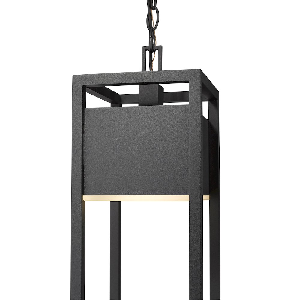 Z-Lite 1 Light Outdoor Chain Mount Ceiling Fixture. Picture 4