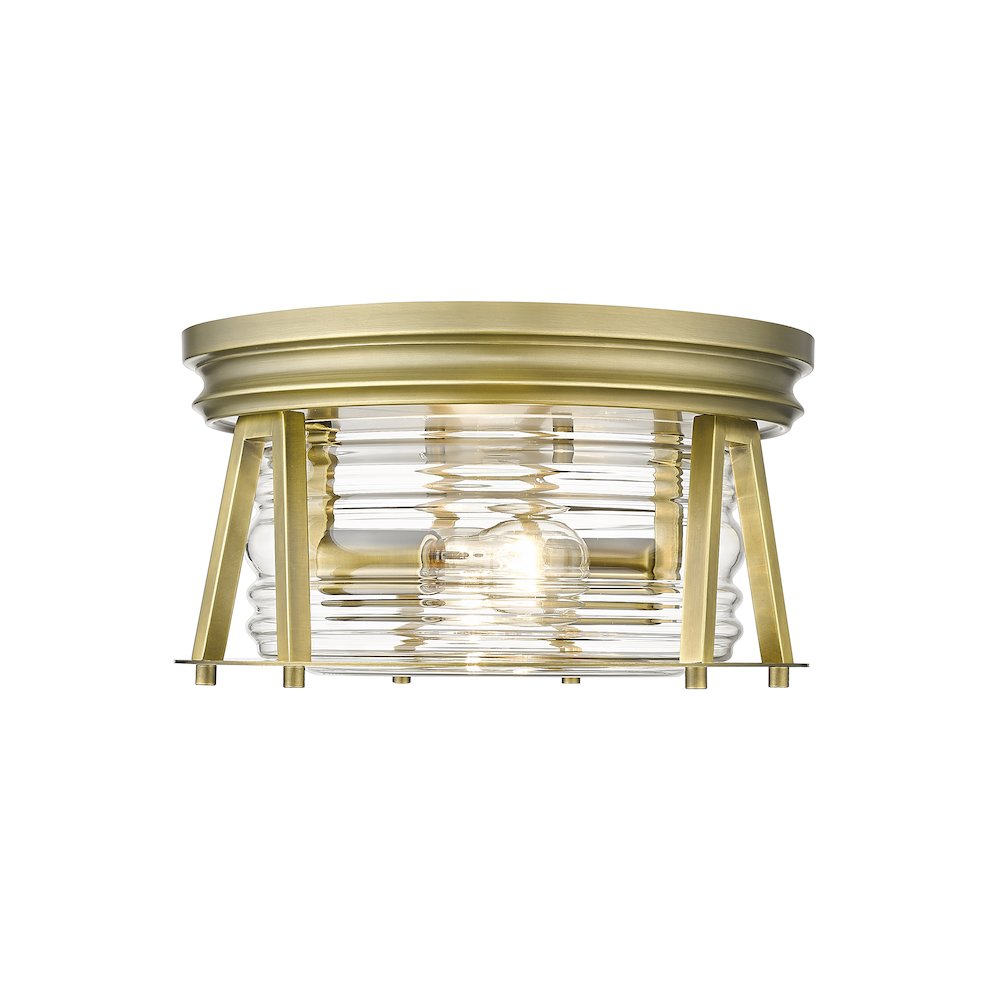 Z-Lite 2 Light Flush Mount. Picture 2