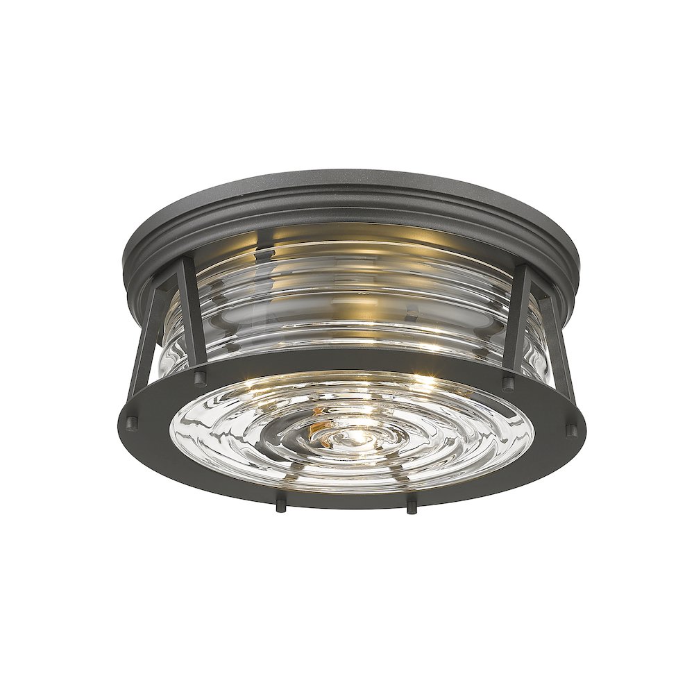 Z-Lite 3 Light Flush Mount. Picture 3