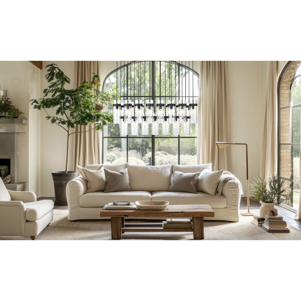 Z-Lite 23 Light Linear Chandelier. Picture 6