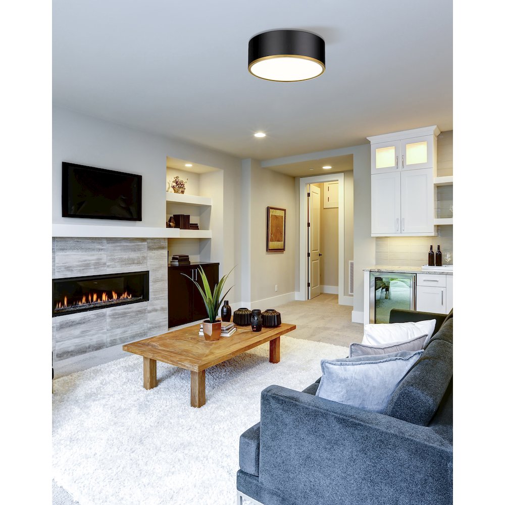 Z-Lite 3 Light Flush Mount. Picture 6