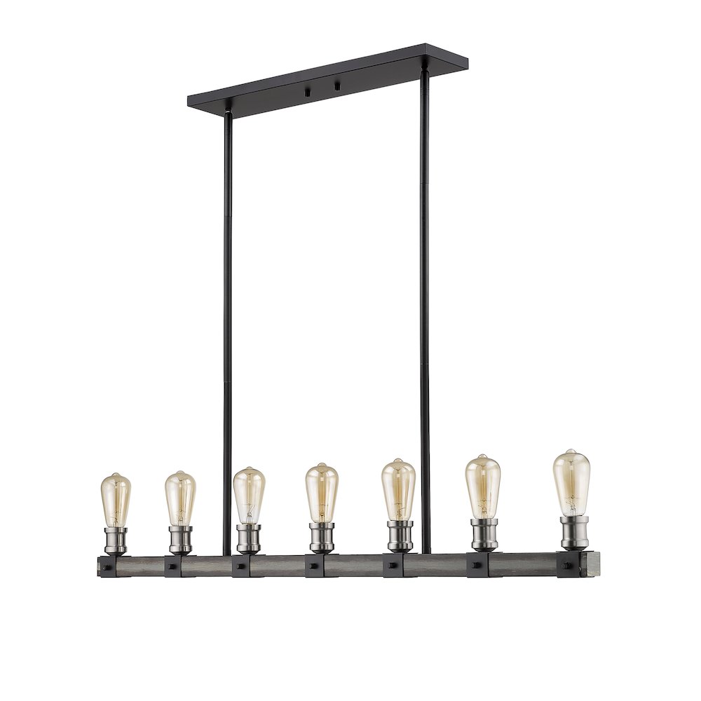Z-Lite 7 Light Linear Chandelier. Picture 5