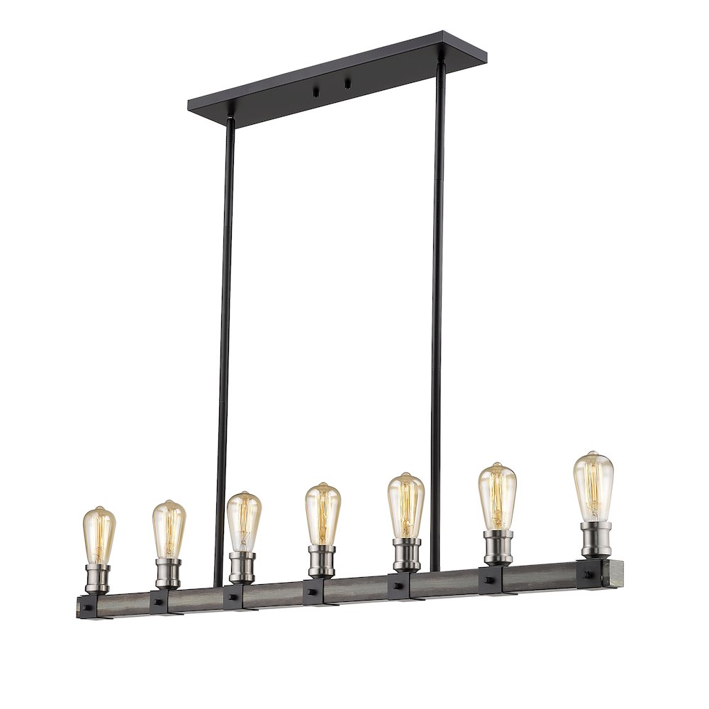 Z-Lite 7 Light Linear Chandelier. Picture 4