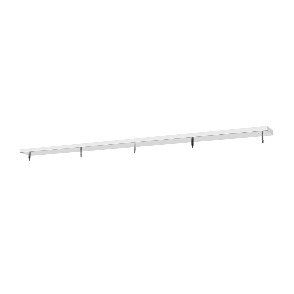Z-Lite Multi Point Canopy 5 Light Ceiling Plate, Chrome. Picture 1