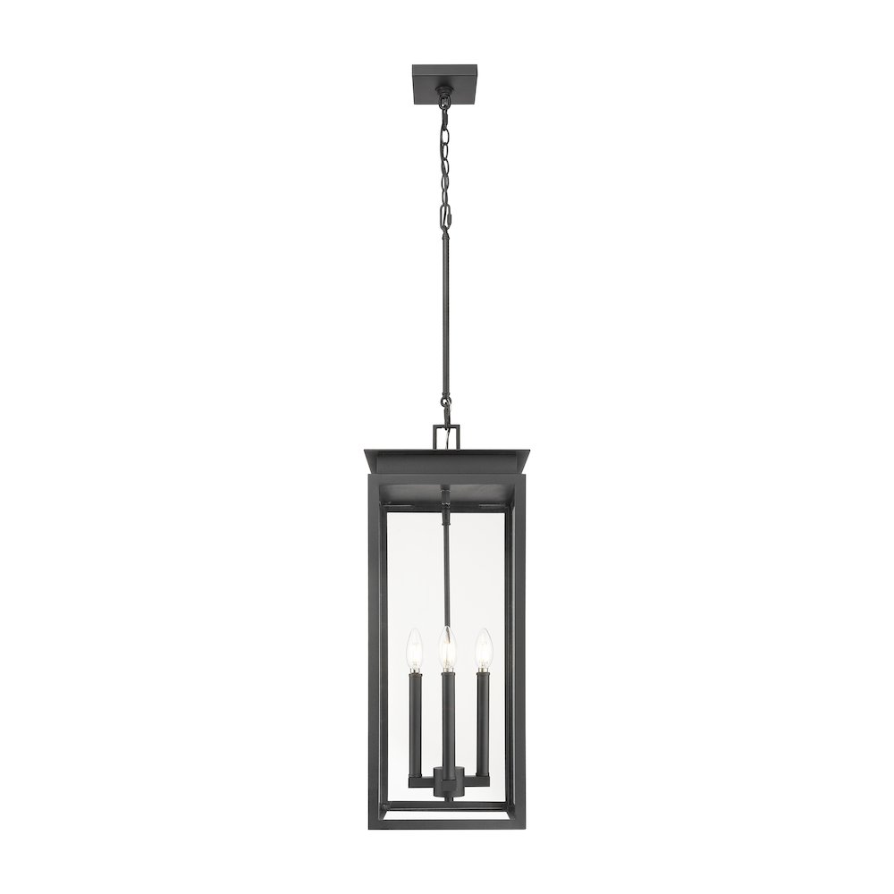Z-Lite 4 Light Outdoor Chain Mount Ceiling Fixture. Picture 3