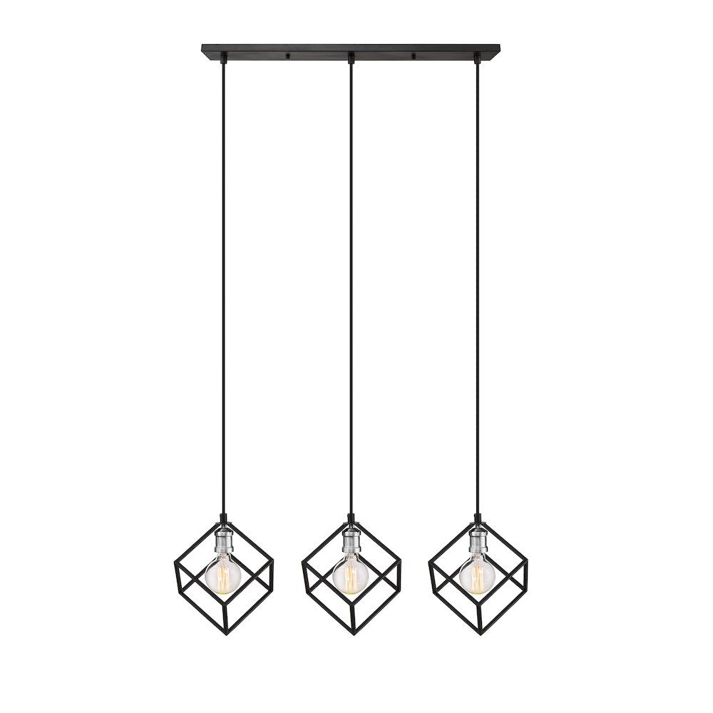 Z-Lite 3 Light Linear Chandelier. Picture 2