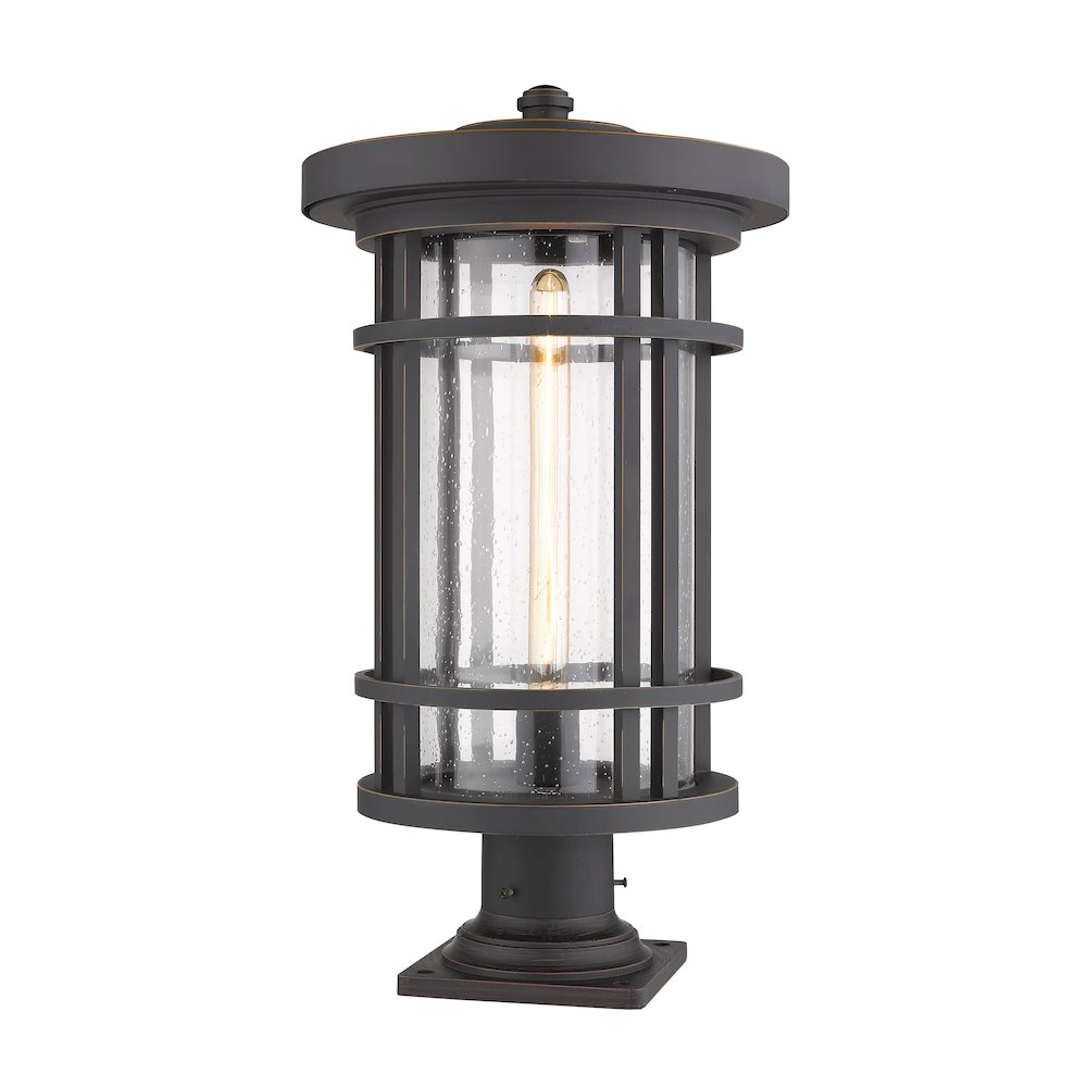 Z-Lite 1 Light Outdoor Pier Mounted Fixture. Picture 4