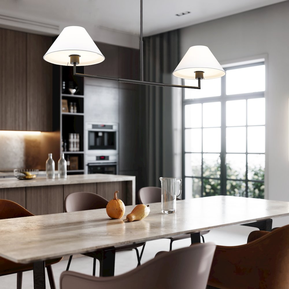Z-Lite 2 Light Chandelier. Picture 6