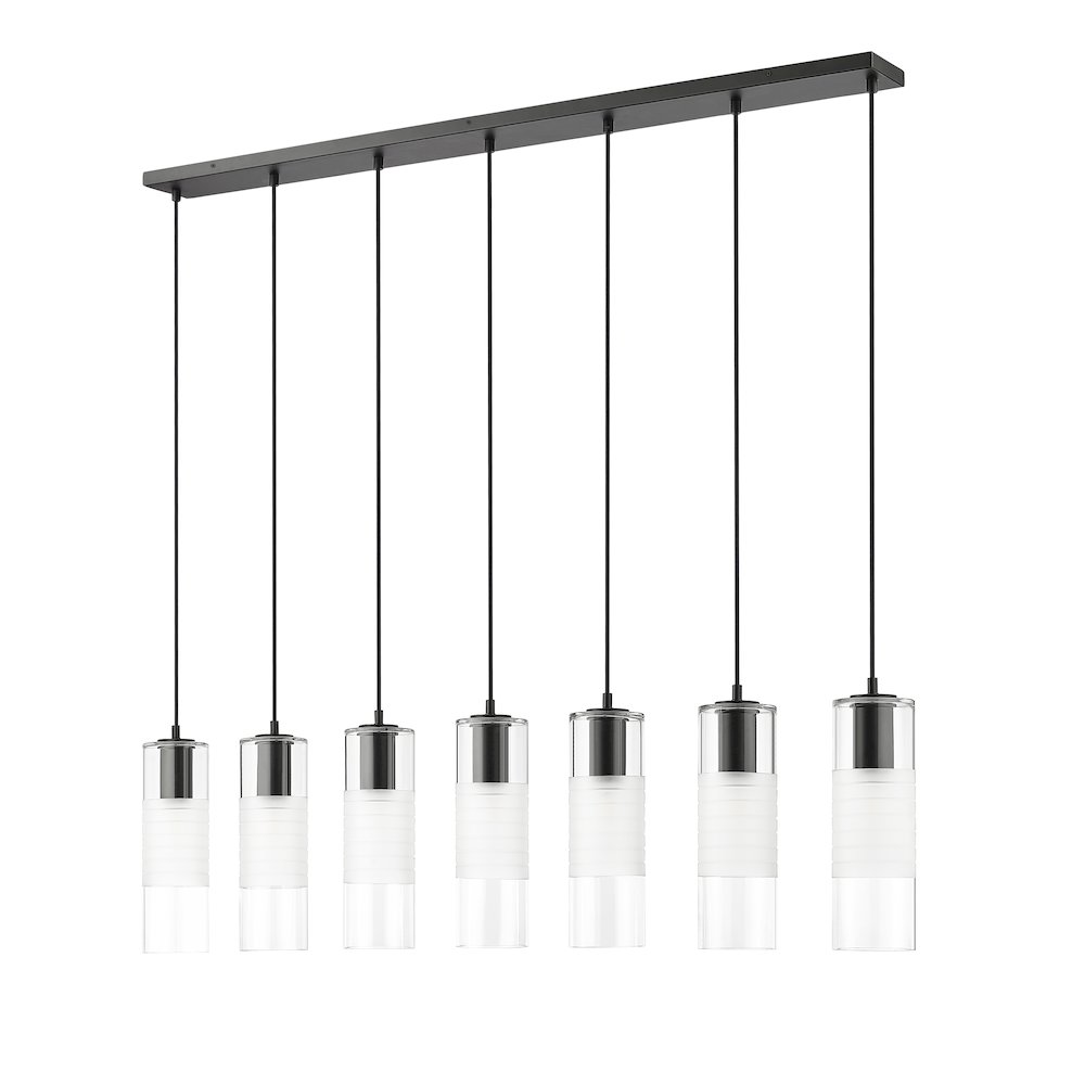 Z-Lite 7 Light Linear Chandelier. Picture 5