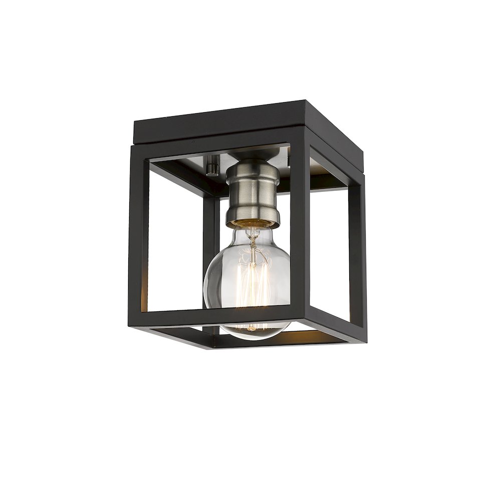 Z-Lite 1 Light Flush Mount. Picture 1