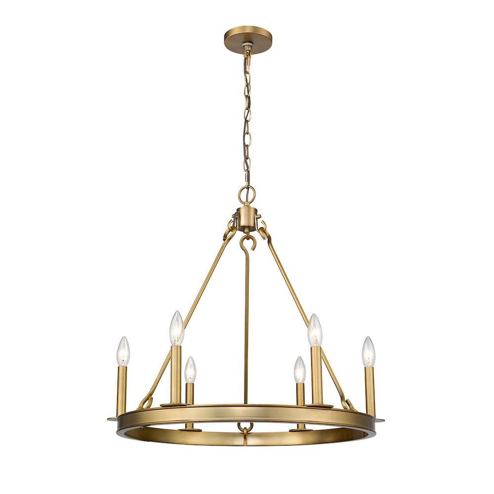 Z-Lite 6 Light Chandelier. Picture 1